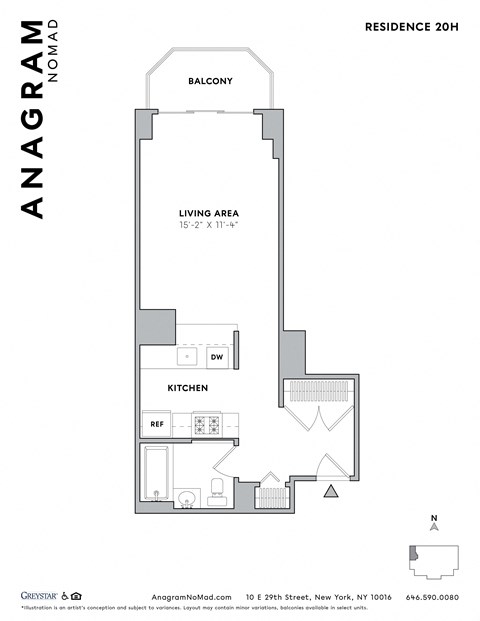 Anagram Nomad Residence 27H Floor Plan